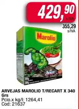 Maxiconsumo marolio arvejast/recart oferta