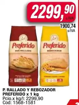 Maxiconsumo Preferido p. rallado y rebozador oferta