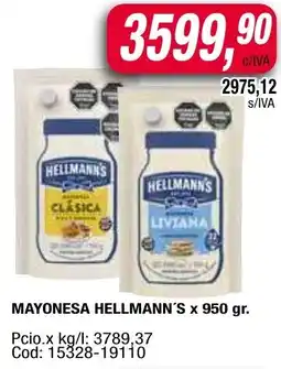 Maxiconsumo Hellmann's mayonesa oferta
