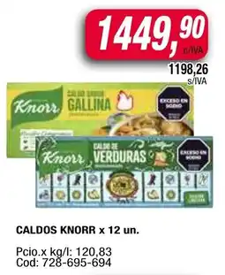 Maxiconsumo Knorr caldos oferta