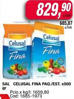 Maxiconsumo Celusal fina sal paq./est. oferta