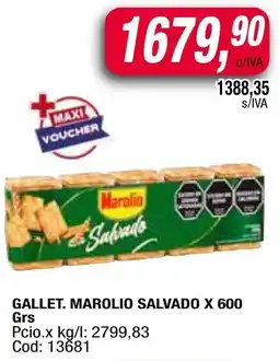 Maxiconsumo Marolio gallet. salvado oferta