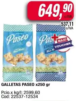 Maxiconsumo Paseo galletas oferta
