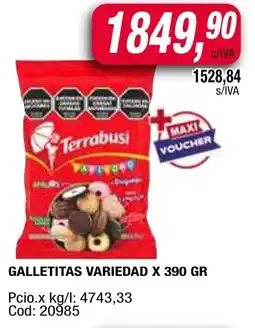 Maxiconsumo Terrabusi galletitas variedad oferta