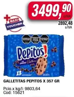 Maxiconsumo Pepitos galletitas oferta