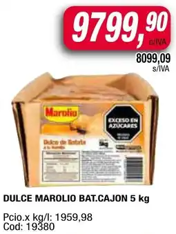 Maxiconsumo Marolio dulce bat.cajon oferta