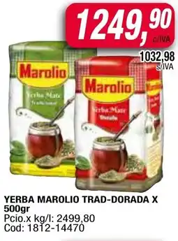 Maxiconsumo Marolio yerba trad-dorada oferta