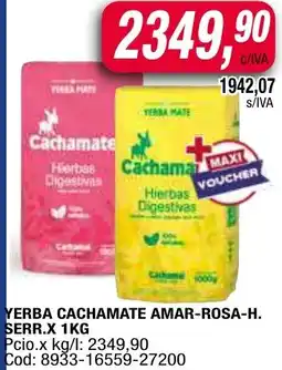 Maxiconsumo Cachamate yerba amar-rosa-h. serr. oferta