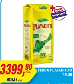 Maxiconsumo Playadito yerba oferta