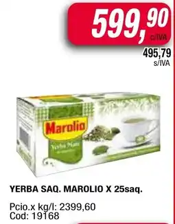Maxiconsumo Marolio yerba oferta
