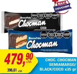 Maxiconsumo Bonafide chocman semiamargo/ black/coco oferta