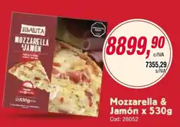 Maxiconsumo Sibarita mozzarella jamon oferta