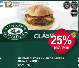 Maxiconsumo Union ganadera hamburguesas mediana est. oferta
