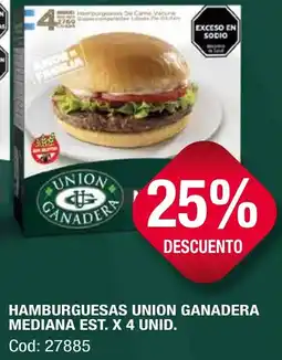 Maxiconsumo Union ganadera hamburguesas mediana est. oferta