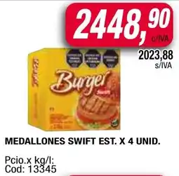 Swift burger medallones est.