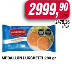 Maxiconsumo Lucchetti medallon oferta