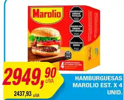 Maxiconsumo Marolio hamburguesas est. oferta