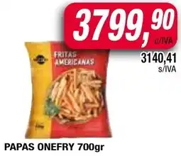 Maxiconsumo Fritas americanas oferta