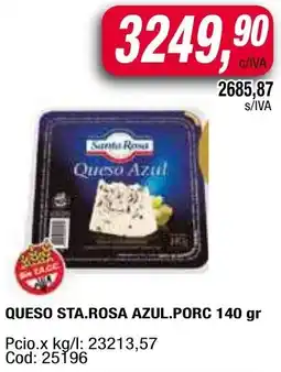 Maxiconsumo Sta.rosa azul queso porc oferta