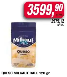Maxiconsumo Milkaut queso rall oferta