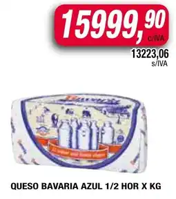 Maxiconsumo Queso bavaria azul 1/2 hor oferta