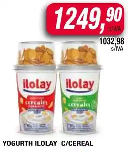 Maxiconsumo Ilolay yogurth c/cereal oferta