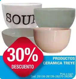 Maxiconsumo Productos ceramica treye oferta