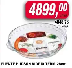 Maxiconsumo Fuente hudson vidrio term oferta
