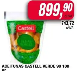 Maxiconsumo Castell aceitunas verde 90 oferta