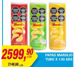 Maxiconsumo Marolio papas tubo oferta