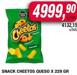 Maxiconsumo Cheetos snack queso oferta