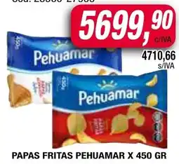 Maxiconsumo Pehuamar papas fritas oferta