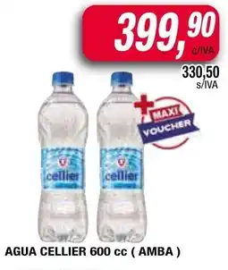 Maxiconsumo Cellier agua oferta