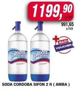 Maxiconsumo Cordoba sifon soda oferta