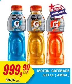 Maxiconsumo Gatorade isoton. oferta