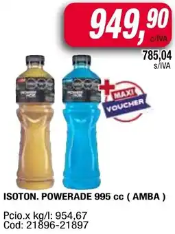 Maxiconsumo Powerade isoton. oferta