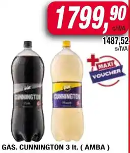Maxiconsumo Cunnington gas oferta