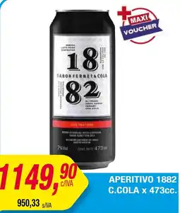 Maxiconsumo 1882 c.cola aperitivo oferta
