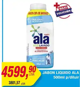 Maxiconsumo Ala jabon liquido p/diluir oferta