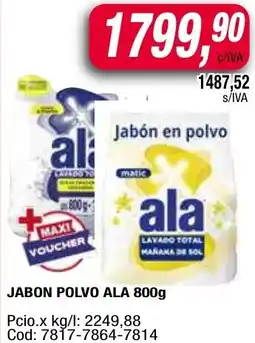Maxiconsumo Ala jabon polvo oferta