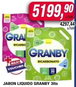 Maxiconsumo Granby jabon liquido oferta