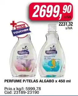 Maxiconsumo Algabo perfume p/telas oferta