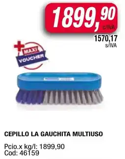 Maxiconsumo La gauchita cepillo multiuso oferta