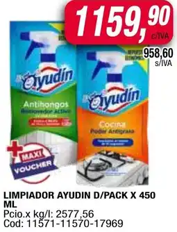 Maxiconsumo Ayudin limpiador d/pack oferta