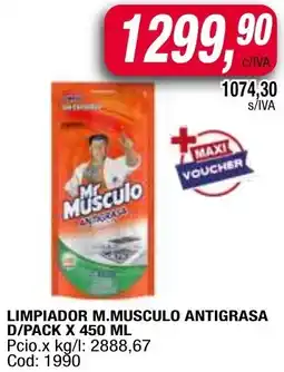 Maxiconsumo M.musculo limpiador antigrasa d/pack oferta