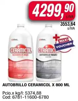Maxiconsumo Ceramicol autobrillo oferta