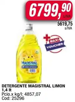 Maxiconsumo Magistral limon detergente oferta