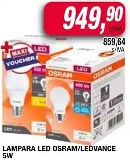 Maxiconsumo Lampara led osram/ledvance oferta