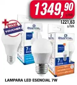 Maxiconsumo Lampara led esencial oferta