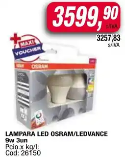 Maxiconsumo Lampara led osram/ledvance oferta